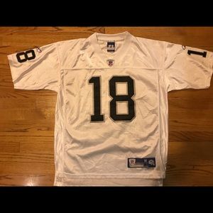 Randy Moss swingman raiders sewn jersey rare sz M